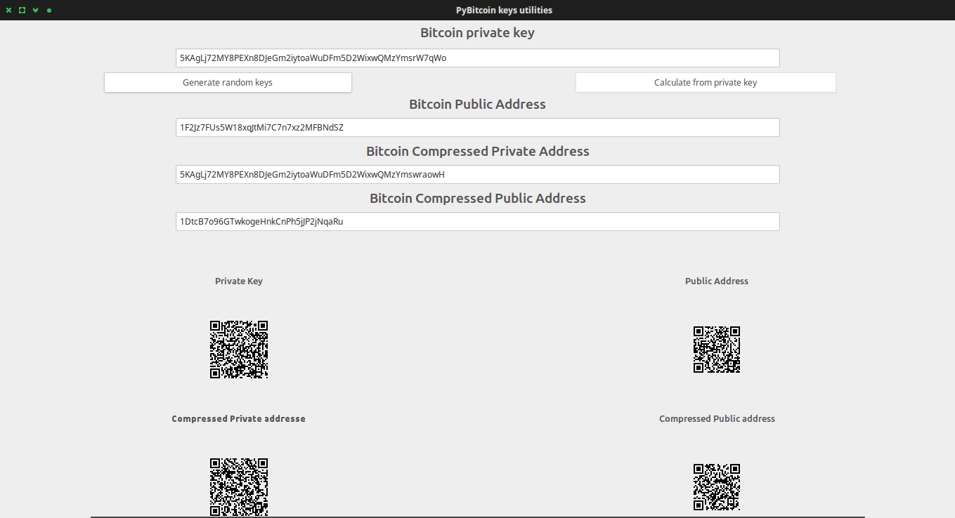 Randomly Generate Bitcoin Private Key